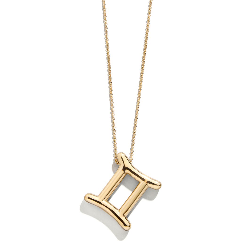 Shop Baublebar Zodiac Pendant Necklace In Gemini