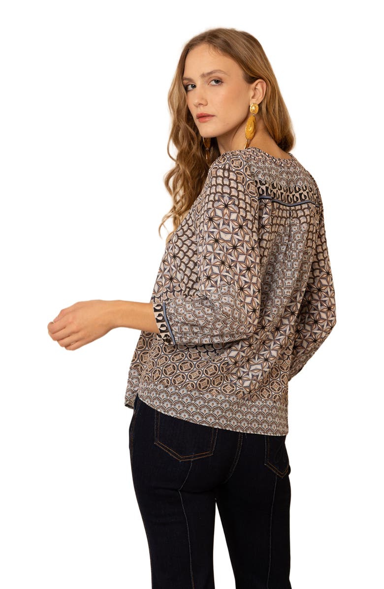 Hale Bob Saoirse Silk Top, Alternate, color, 