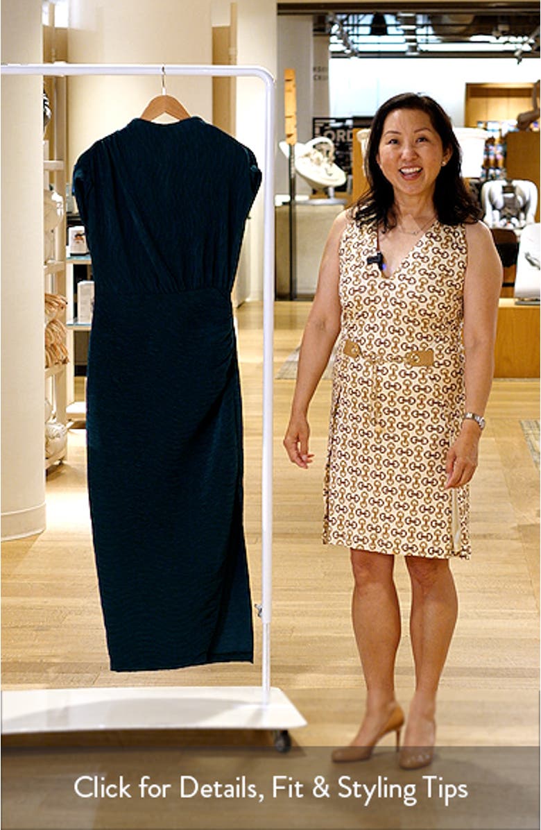 Delmara Textured Cocktail Dress, sales video thumbnail