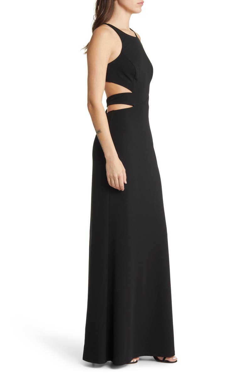 Lulus Cutout Cocktail Dress, Alternate, color,