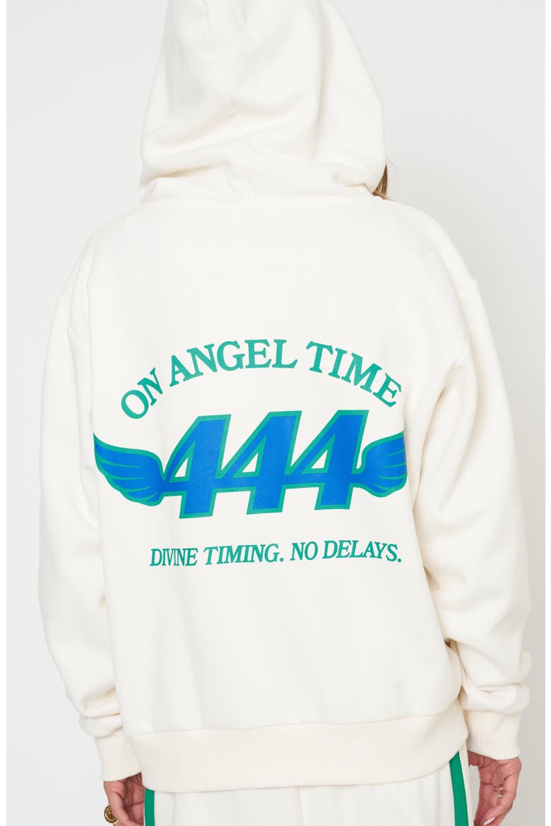Angel Airlines Graphic Oversize Hoodie, Alternate, color, WHITE