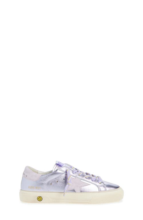 Golden Goose Kids' May Sneaker In Purple
