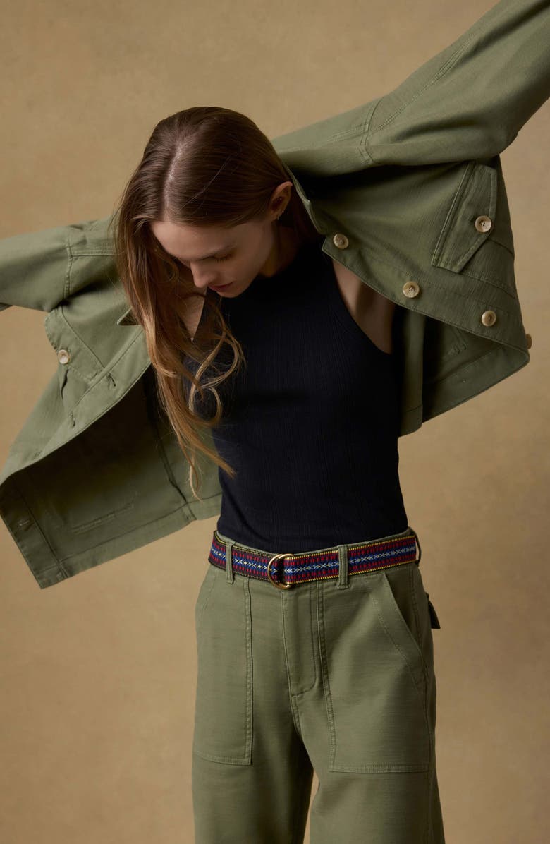 Faherty Safari Stretch Organic Cotton Jacket, Alternate, color, 