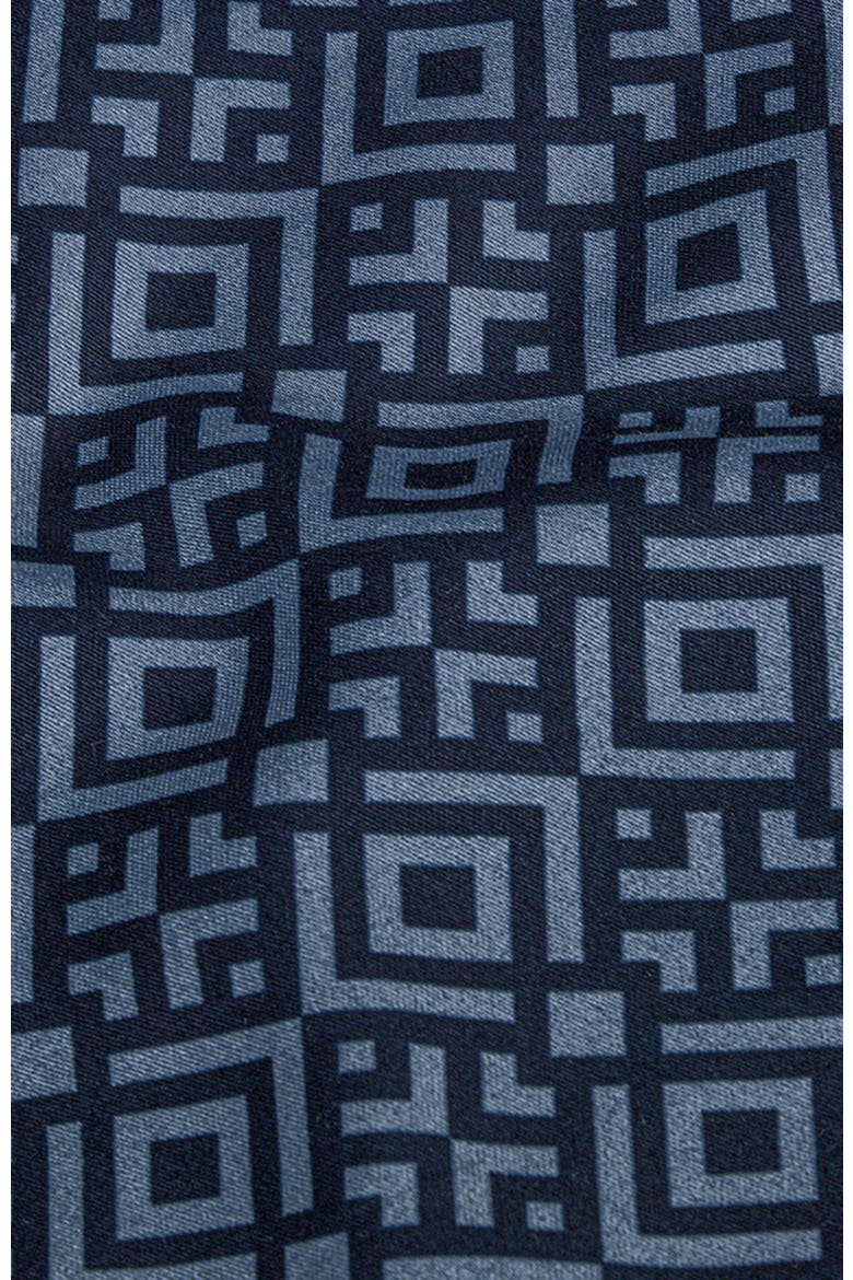 Flevoland Fitted Sheet, Alternate, color, Blue