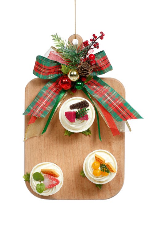 Mark Roberts Cutting Board With Fruits Ornament, Large In Multi