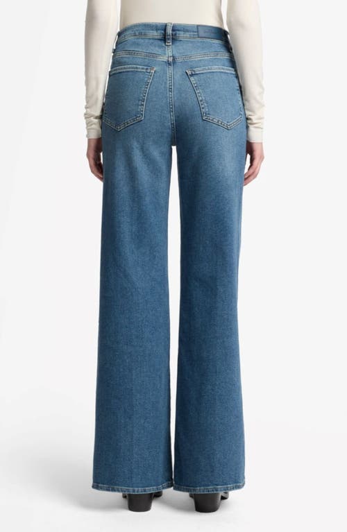7 For All Mankind Ultra High Waist Jo Wide Leg Jeans In Blue