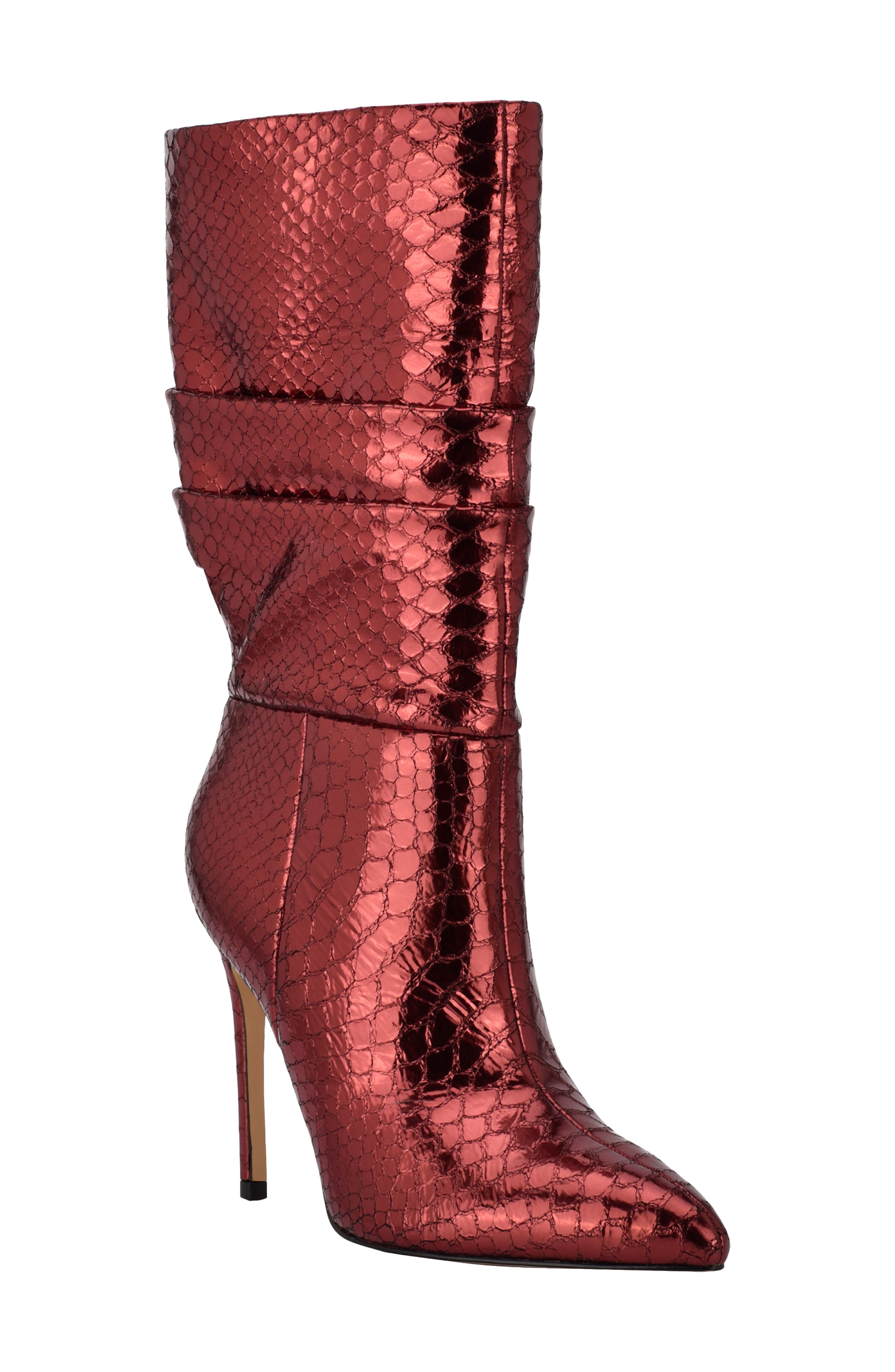 Romy Pointed Toe Boot, Main, color, DARK RED