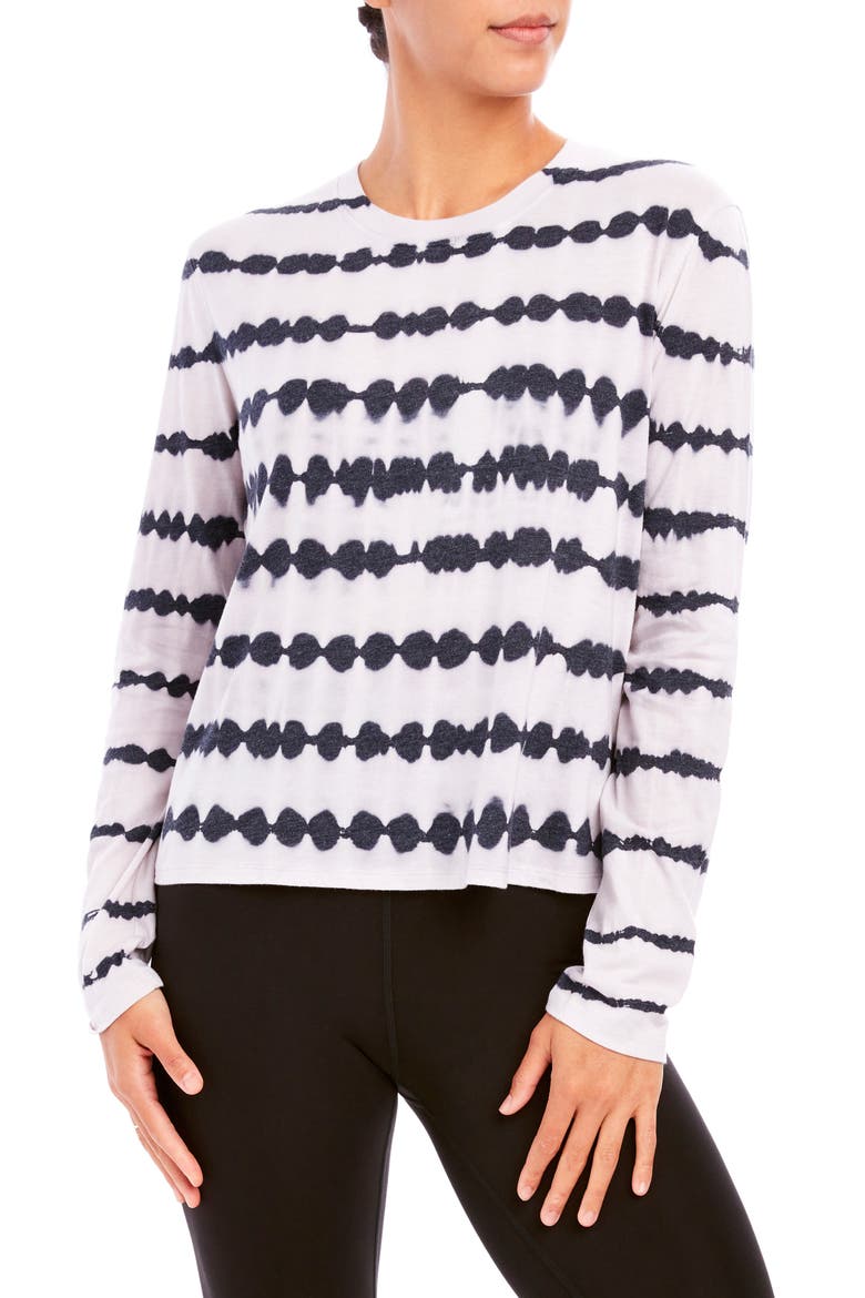Microstripe Long Sleeve Tee, Main, color, CURRENT