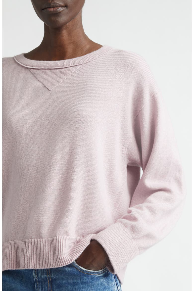 Stella Cashmere Sweater, Alternate, color, LUNAN PINK