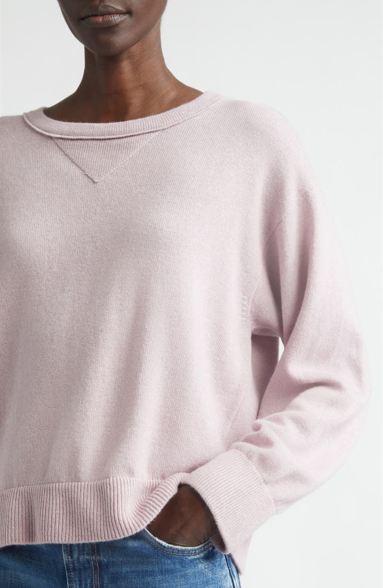 Johnstons of Elgin Stella Cashmere Sweater, Alternate, color, Lunan Pink
