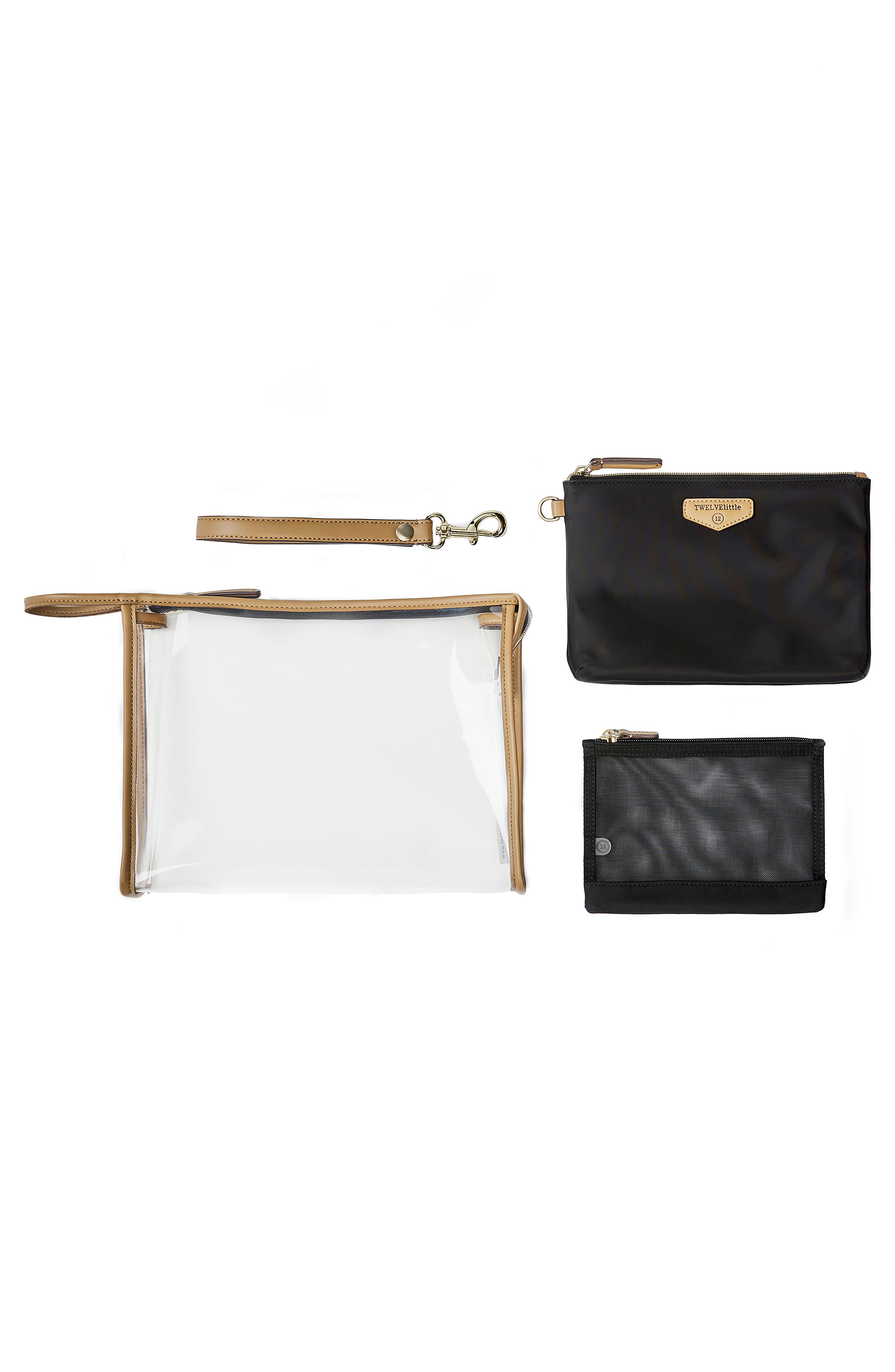 TWELVElittle 3-in-1 Set of 3 Zip Pouches, Alternate, color, 