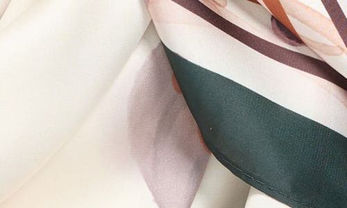 Treasure & Bond Oversize Square Satin Scarf In Neutral