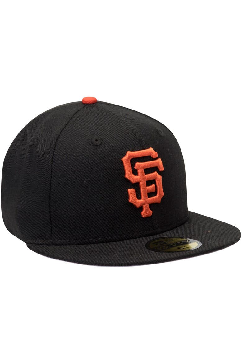 Men's New Era Black San Francisco Giants 2002 World Series Wool 59FIFTY Fitted Hat, Alternate, color, Black