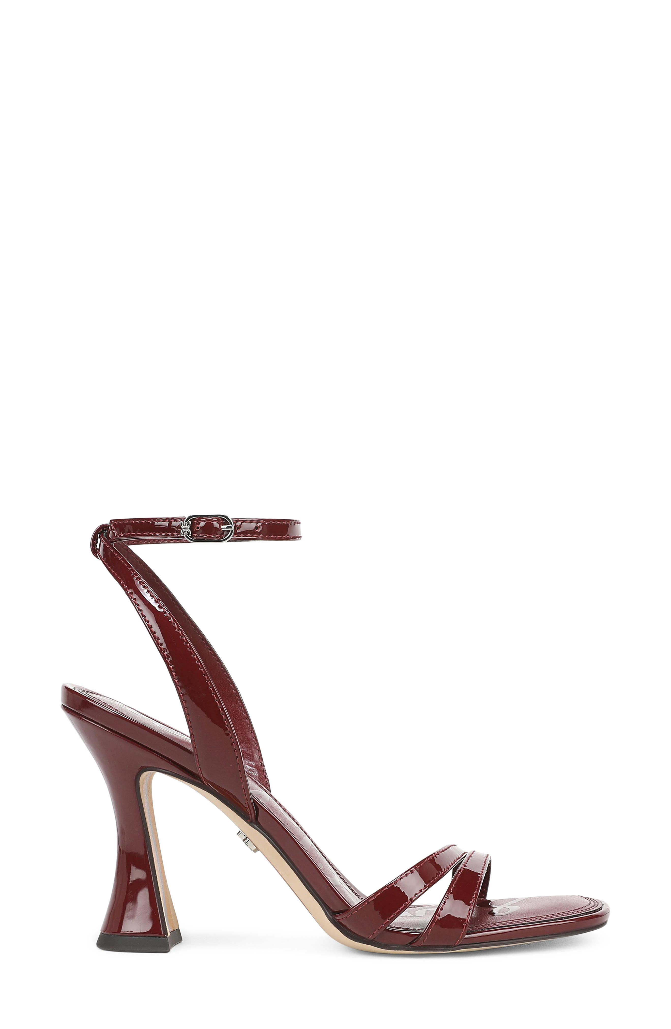 Junie Ankle Strap Sandal, Alternate, color, FRENCH MERLOT