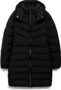 MANGO Quilted Puffer Coat