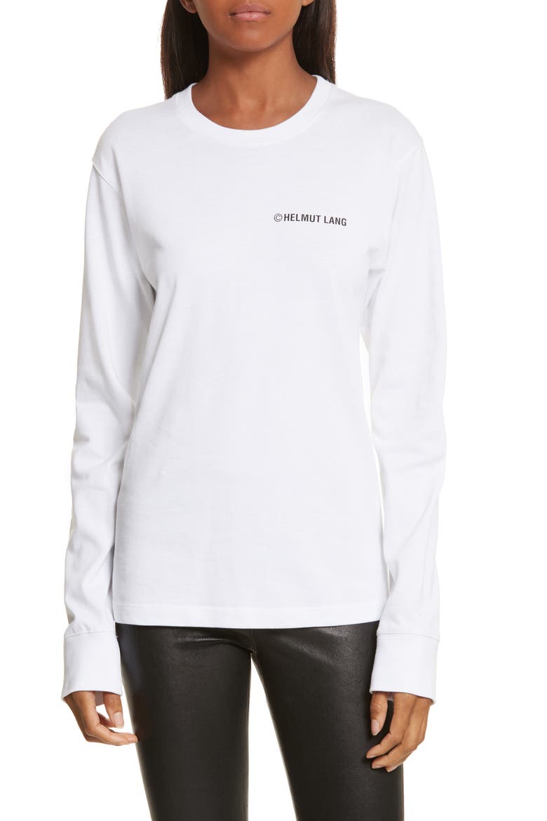 Taxi Long Sleeve Tee, Main, color, WHITE