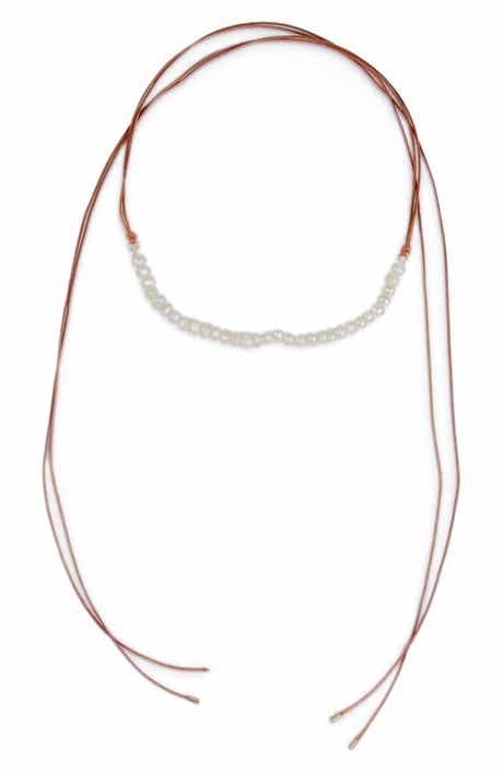 SAACHI Faux Pearl Choker Necklace