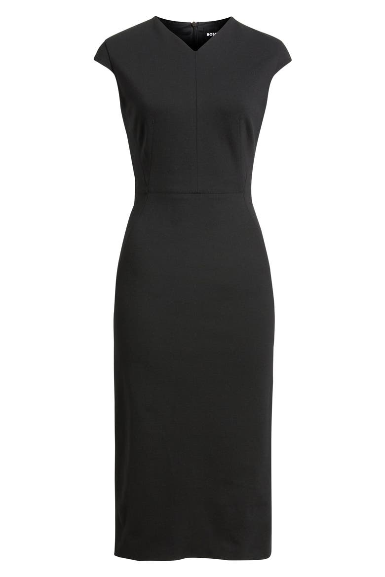 Dulisa Sheath Dress, Alternate, color, BLK