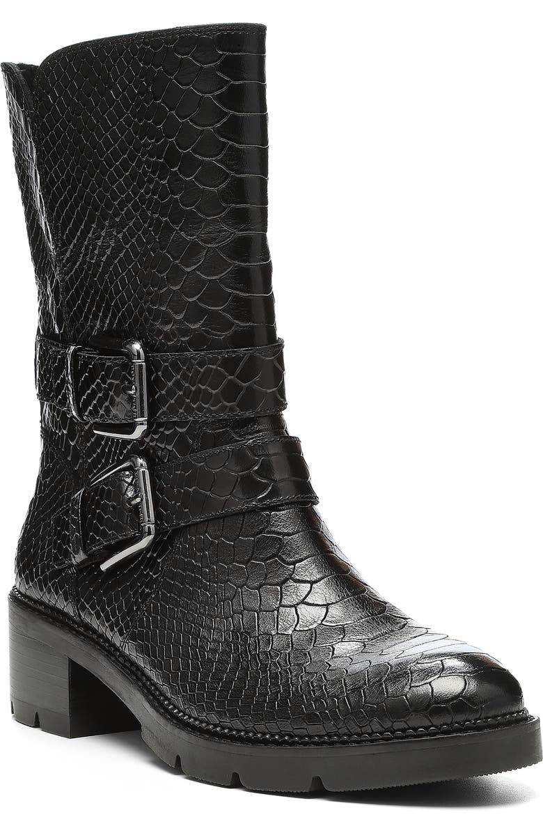 Donald Pliner Saraya Snakeskin Embossed Bootie, Main, color,