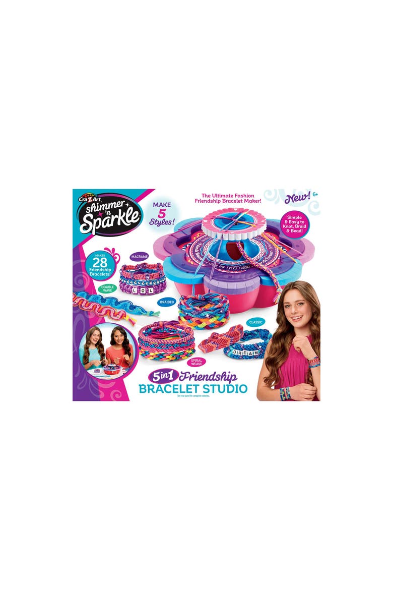 Shimmer And Sparkle Ultimate Friendship Bracelet Maker, Alternate, color, Multicolored