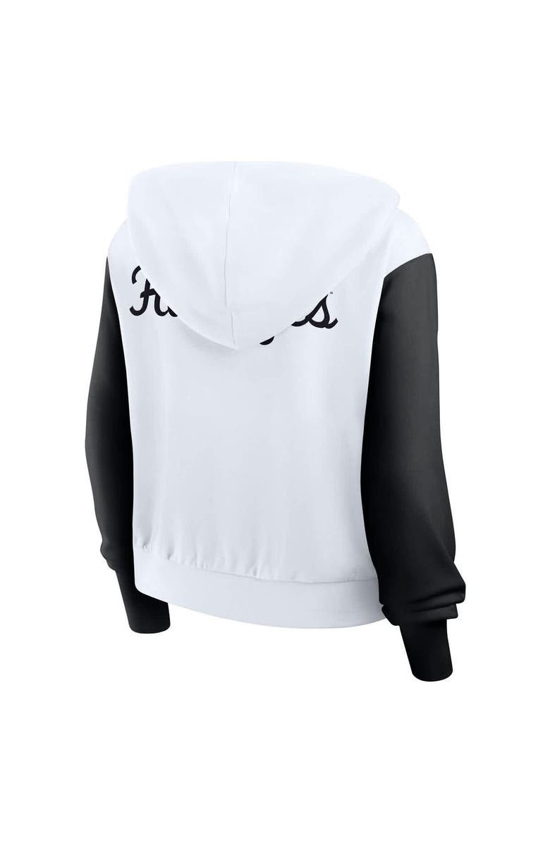 Nike Women's Nike White Iowa Hawkeyes Cropped Beyond Capability Color-Block Script Full-Zip Hoodie, Alternate, color, White