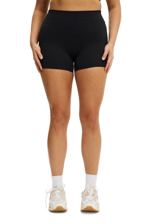 Cotton On Body Active Ultra Soft Invisible Scrunch Shortie Short In Black