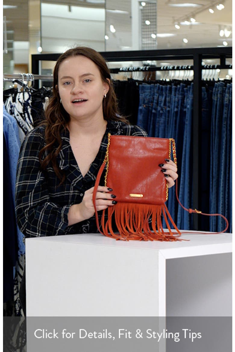 Carly North/South Fringe Crossbody Bag video