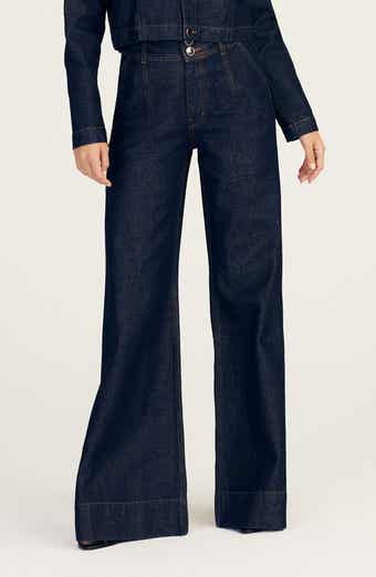Derek Lam 10 Crosby Millie High Waist Wide Leg Jeans