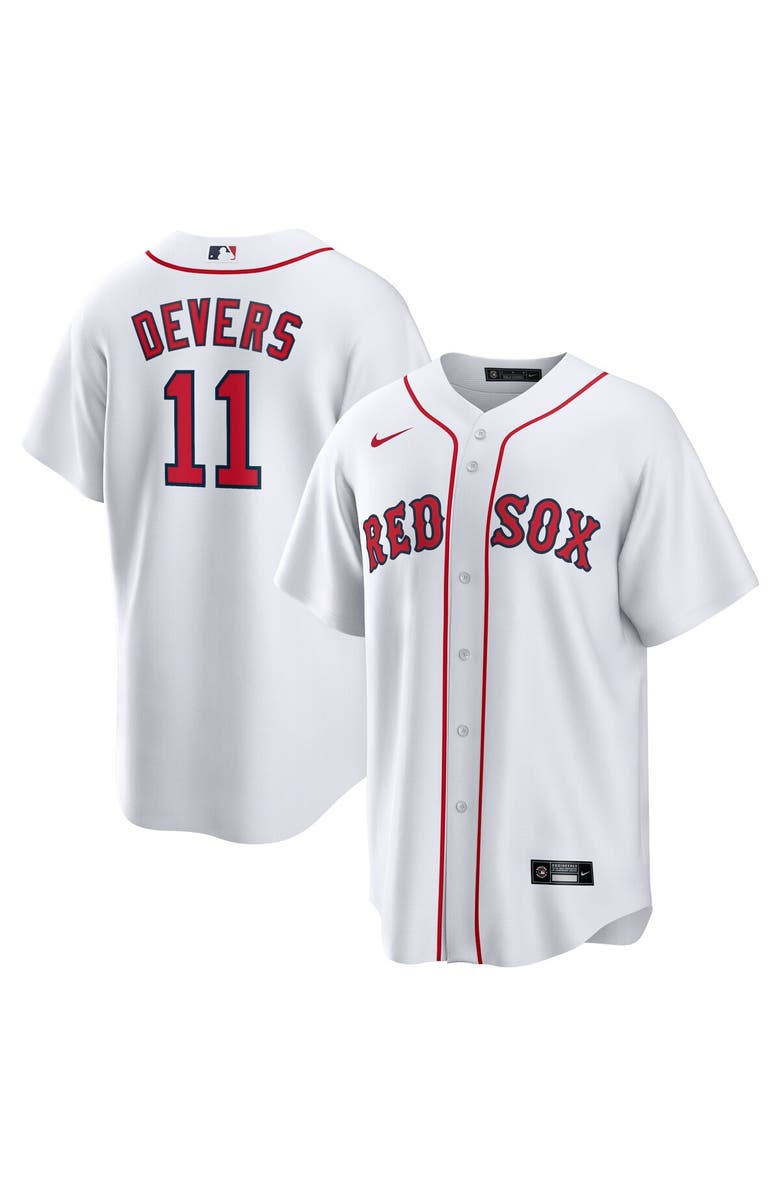 Nike Men's Nike Rafael Devers White Boston Red Sox Home Replica Jersey, Alternate, color, 