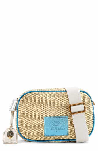 Kurt Geiger London Small Southbank Cotton Canvas Camera Crossbody Bag