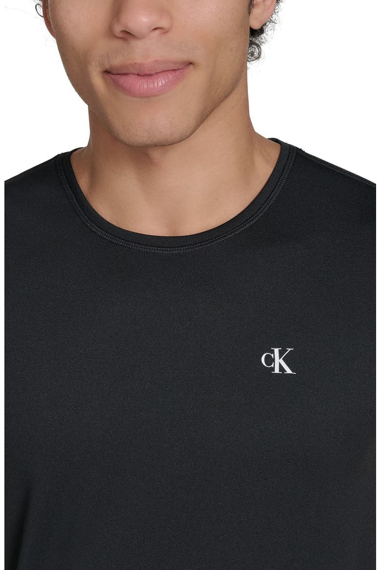 Logo Sleeveless UPF 40+ Rashguard, Alternate, color, BLACK