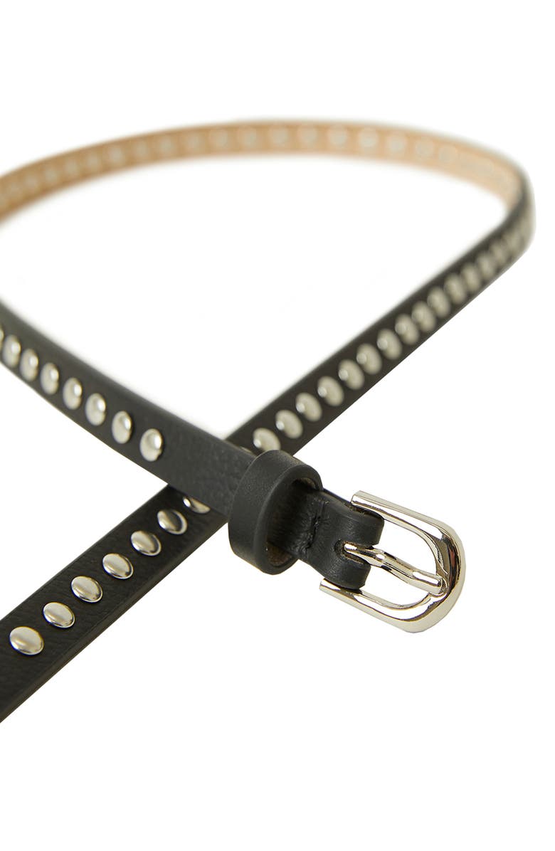 B-Low the Belt Liz Stud Leather Belt, Alternate, color, 