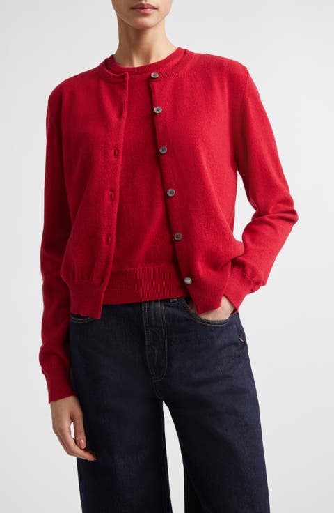 Iris Cashmere Crewneck Cardigan