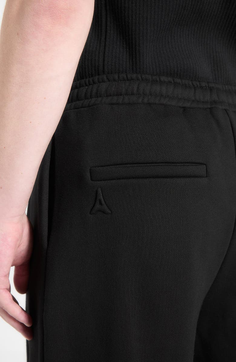 Manière De Voir Cyril Box Pleated Relaxed Jogger, Alternate, color, Black