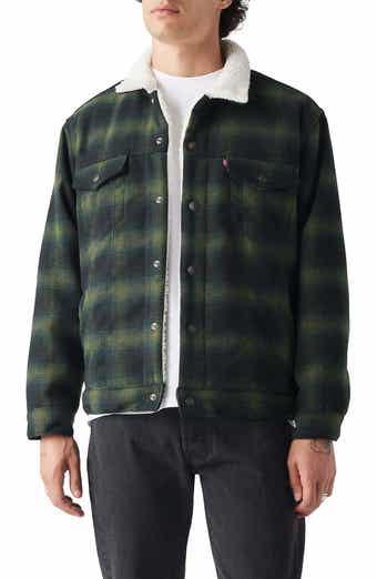 Levi's® Relaxed Fit Plaid Trucker Jacket