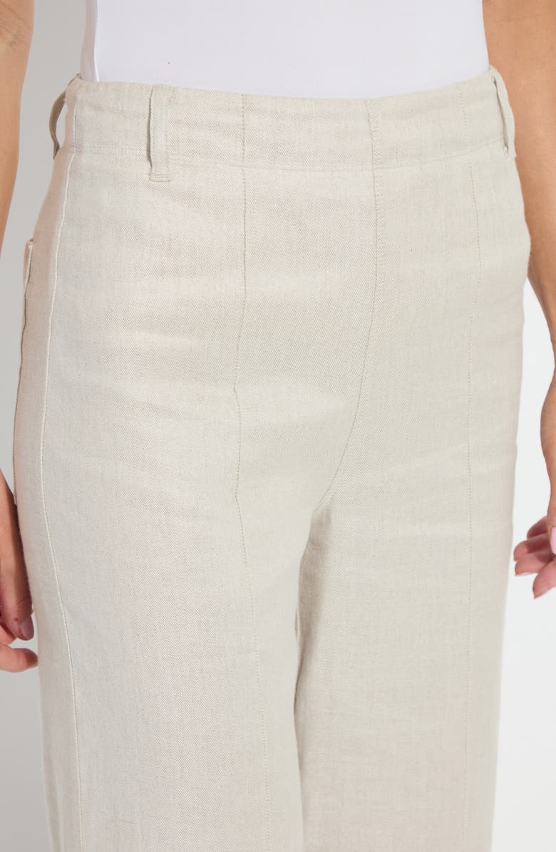 Lysse Gabriela High Waist Linen Blend Pants, Alternate, color, Flax Linen