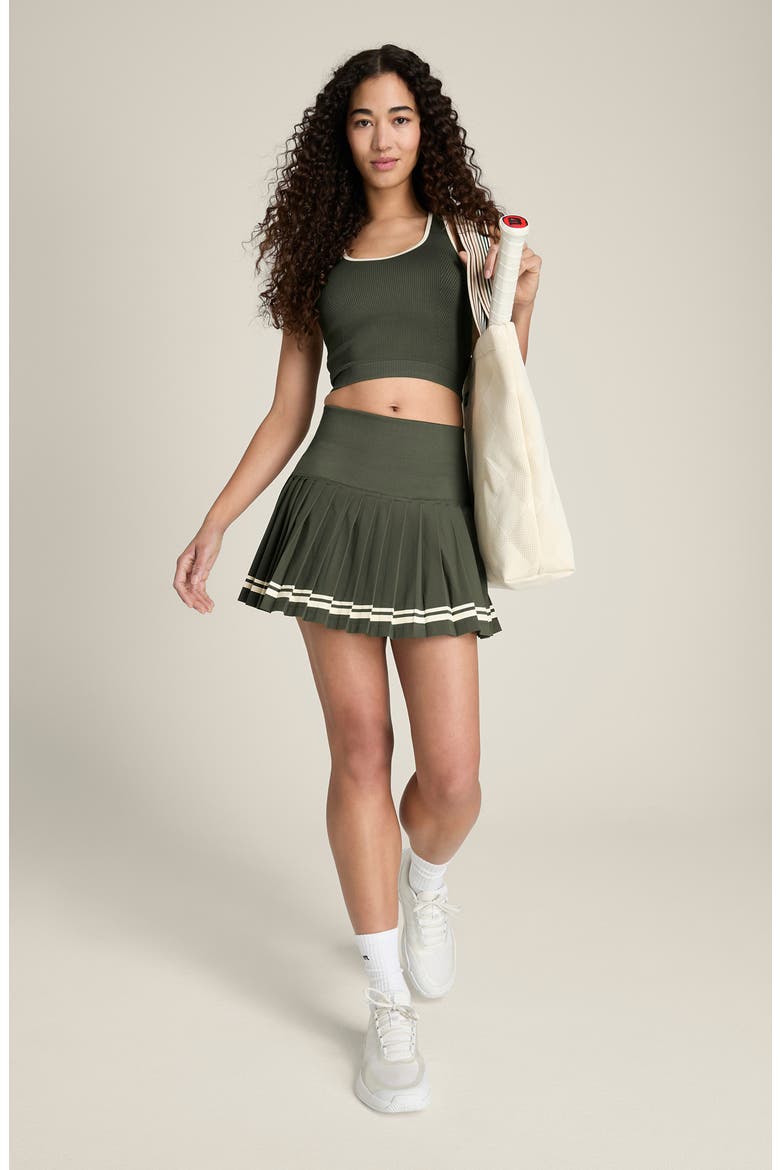 Midtown Performance Tennis Skirt, Alternate, color, GRAPE LEAF