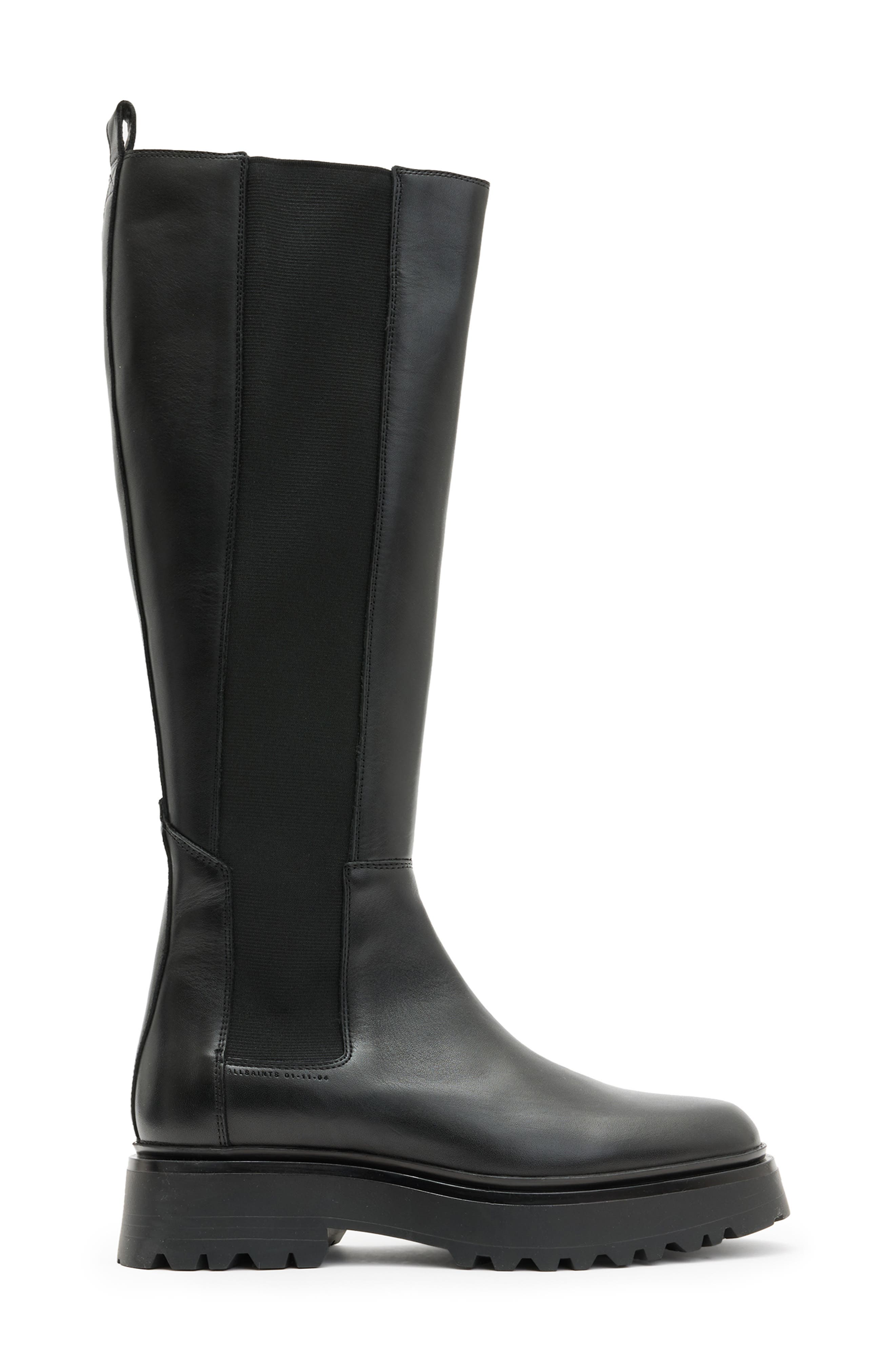AllSaints Mona Tall Chelsea Boot, Alternate, color, 