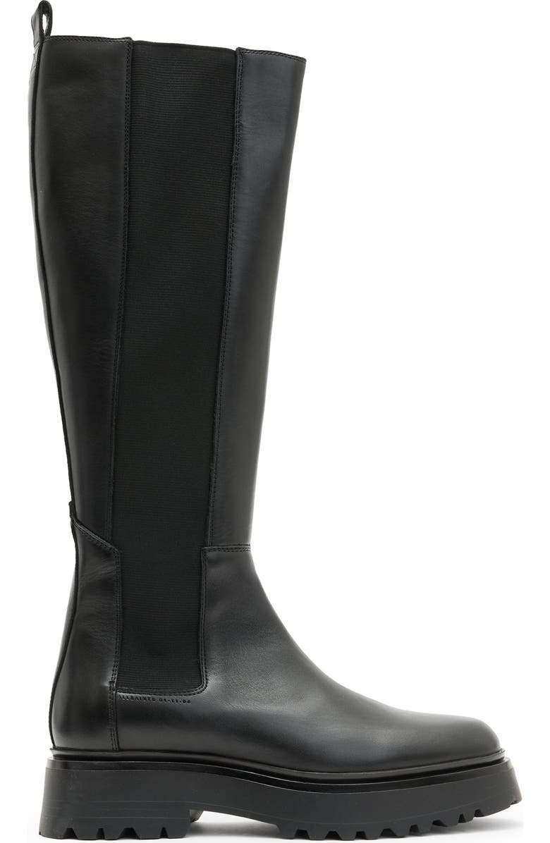 AllSaints Mona Tall Chelsea Boot, Alternate, color,