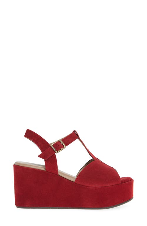 Cordani Jaycee Platform Sandal In Red