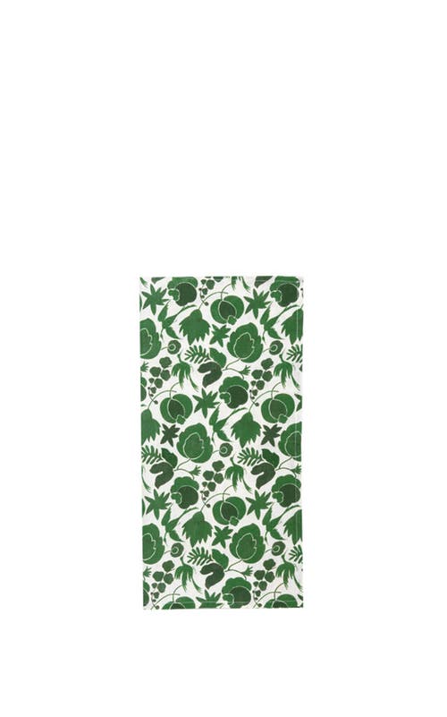 La Doublej Large Napkins Set Of 2 In Wildbird Small Green
