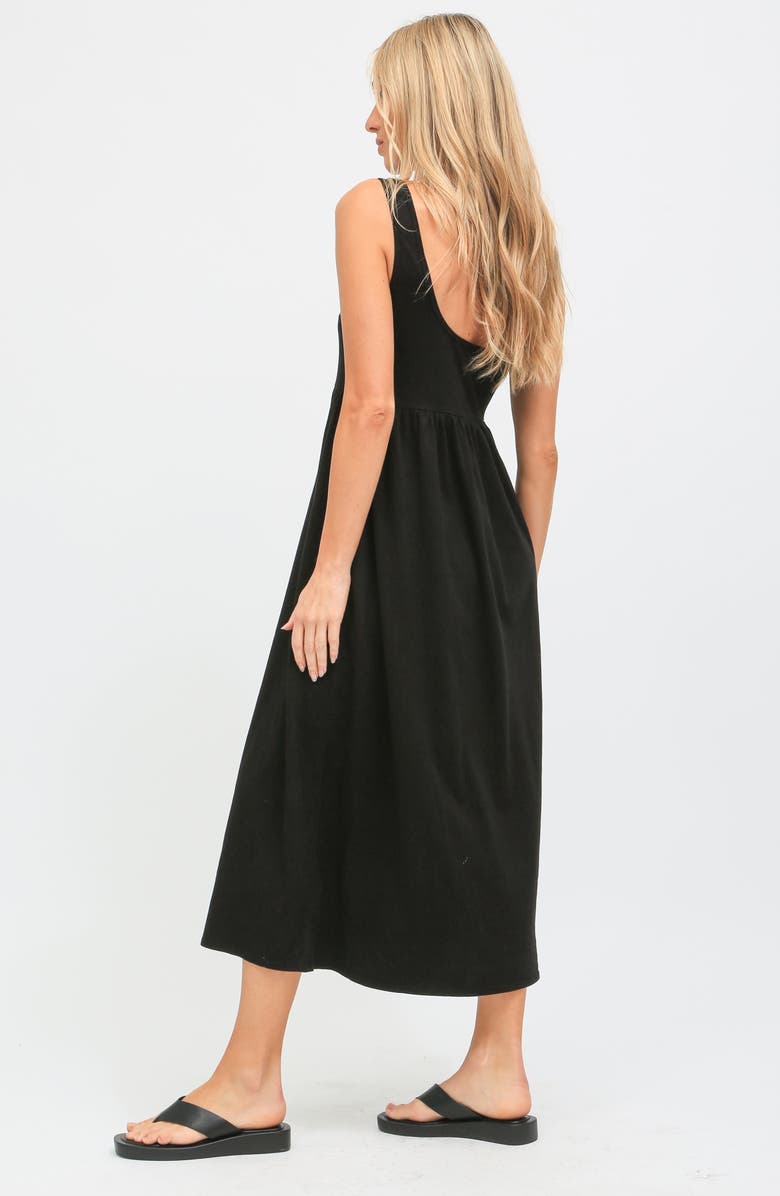 Electric & Rose Isabel Cotton Jersey Midi Dress, Alternate, color,