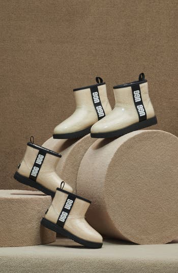 UGG® Classic Mini Waterproof Clear Boot (Women) | Nordstrom