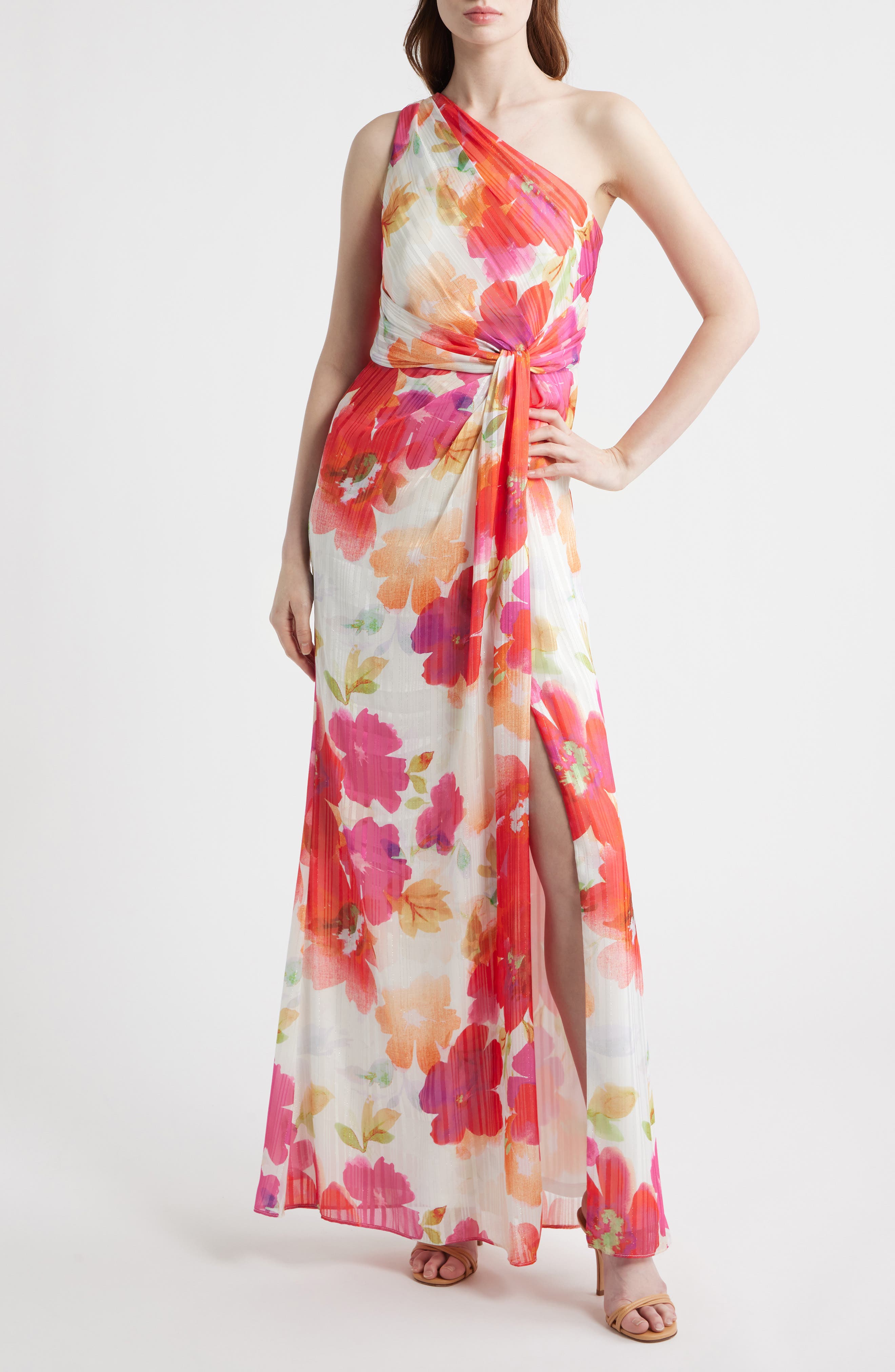 selected IVORY/ CORAL/ PINK MULTI