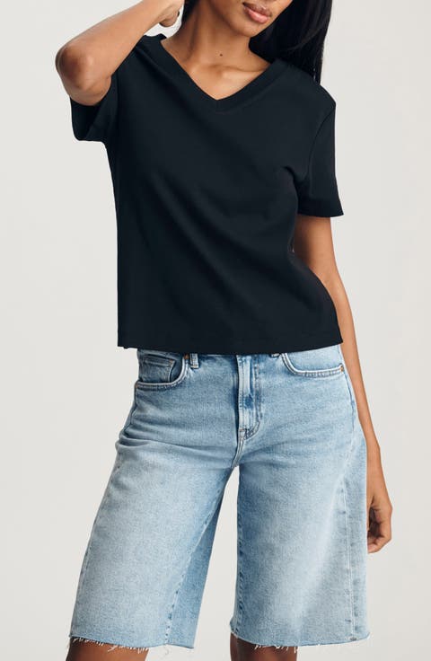 Olivia V-Neck Cotton T-Shirt