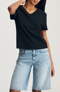 Mavi Jeans Olivia V-Neck Cotton T-Shirt
