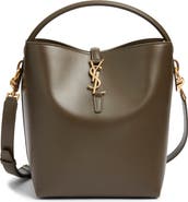 Saint Laurent Le 37 Leather Bucket Bag