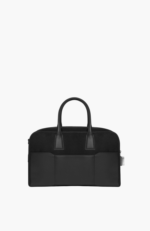 Aviteur Cristallo Nubuck Weekend Bag In Black