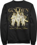 KPop Demon Hunters Men's Huntrix The Golden Girls' Long Sleeve Crewneck Sweatshirt