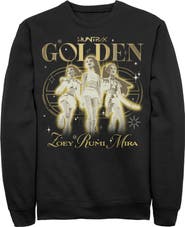 KPop Demon Hunters Men's Huntrix The Golden Girls' Long Sleeve Crewneck Sweatshirt